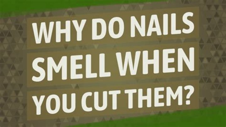 Why do nails smell when you cut them?