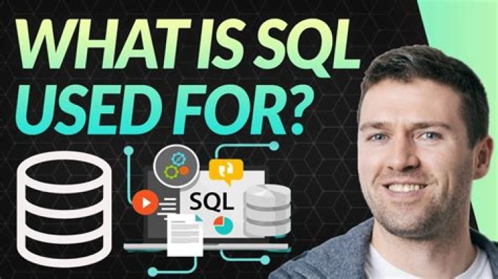 Why is SQL used?