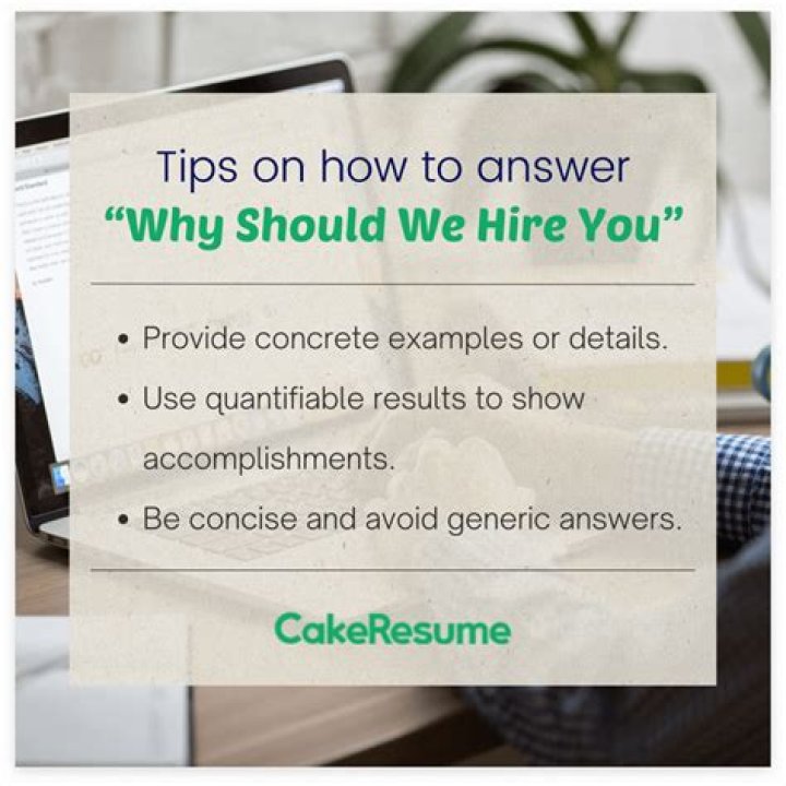 Why should hire you Example answer?